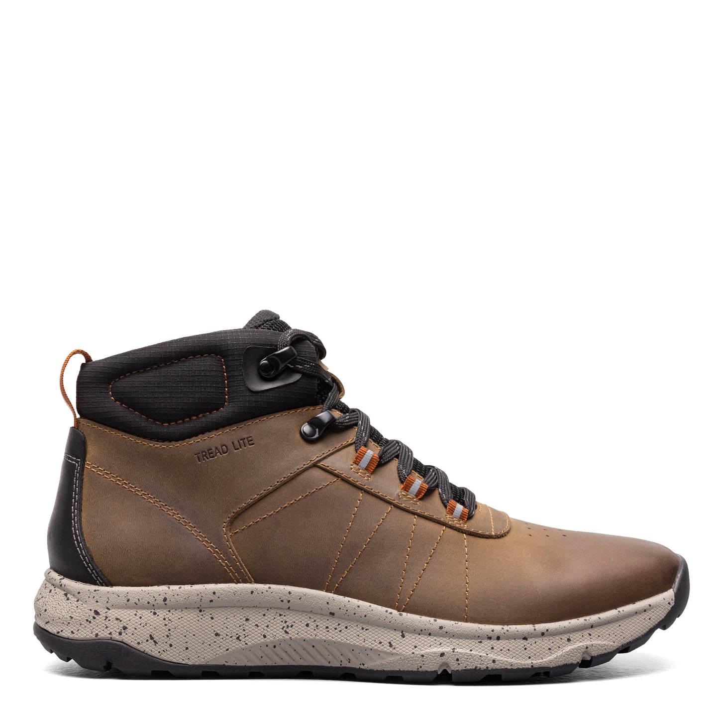 Peltz Shoes  Men's Florsheim Tread Lite Plain Hiker Boot BROWN CRAZYHORSE 14377-215