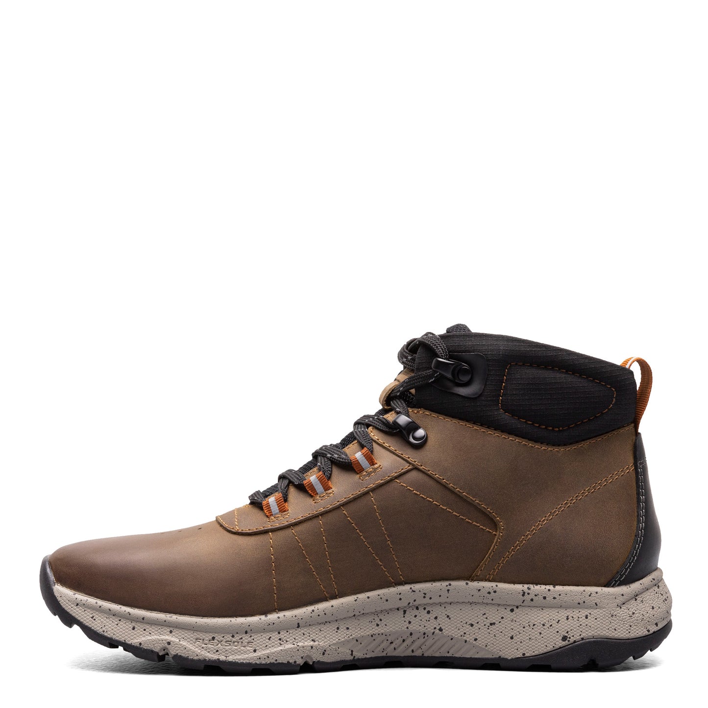 Peltz Shoes  Men's Florsheim Tread Lite Plain Hiker Boot BROWN CRAZYHORSE 14377-215