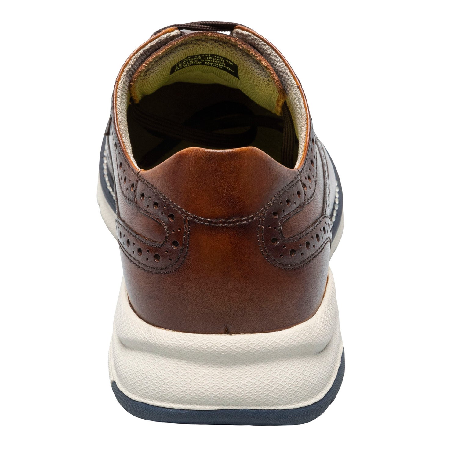 Peltz Shoes  Men's Florsheim Frenzi Wingtip Oxford COGNAC MULTI 14381-229