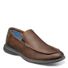 Peltz Shoes  Men's Florsheim Hamptons Moc Toe Venetian Loafer BROWN CRAZYHORSE 14397-215