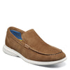 Peltz Shoes  Men's Florsheim Hamptons Moc Toe Venetian Loafer TAN SUEDE 14397-244