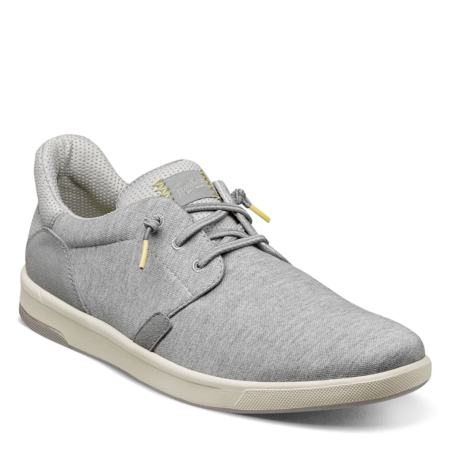 Peltz Shoes  Men's Florsheim Crossover Lace Slip-On Sneaker GRAY 14405-050