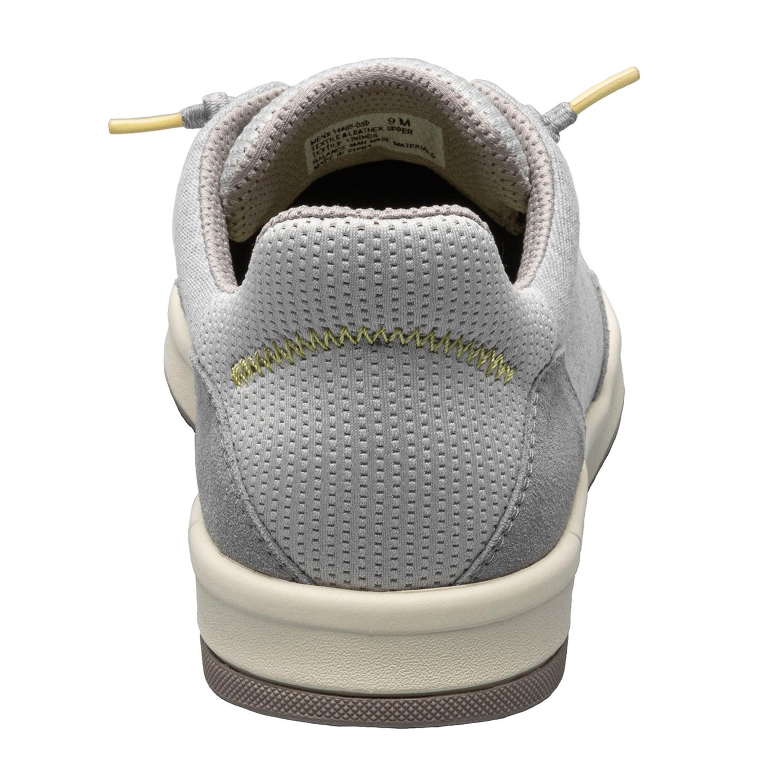 Peltz Shoes  Men's Florsheim Crossover Lace Slip-On Sneaker GRAY 14405-050