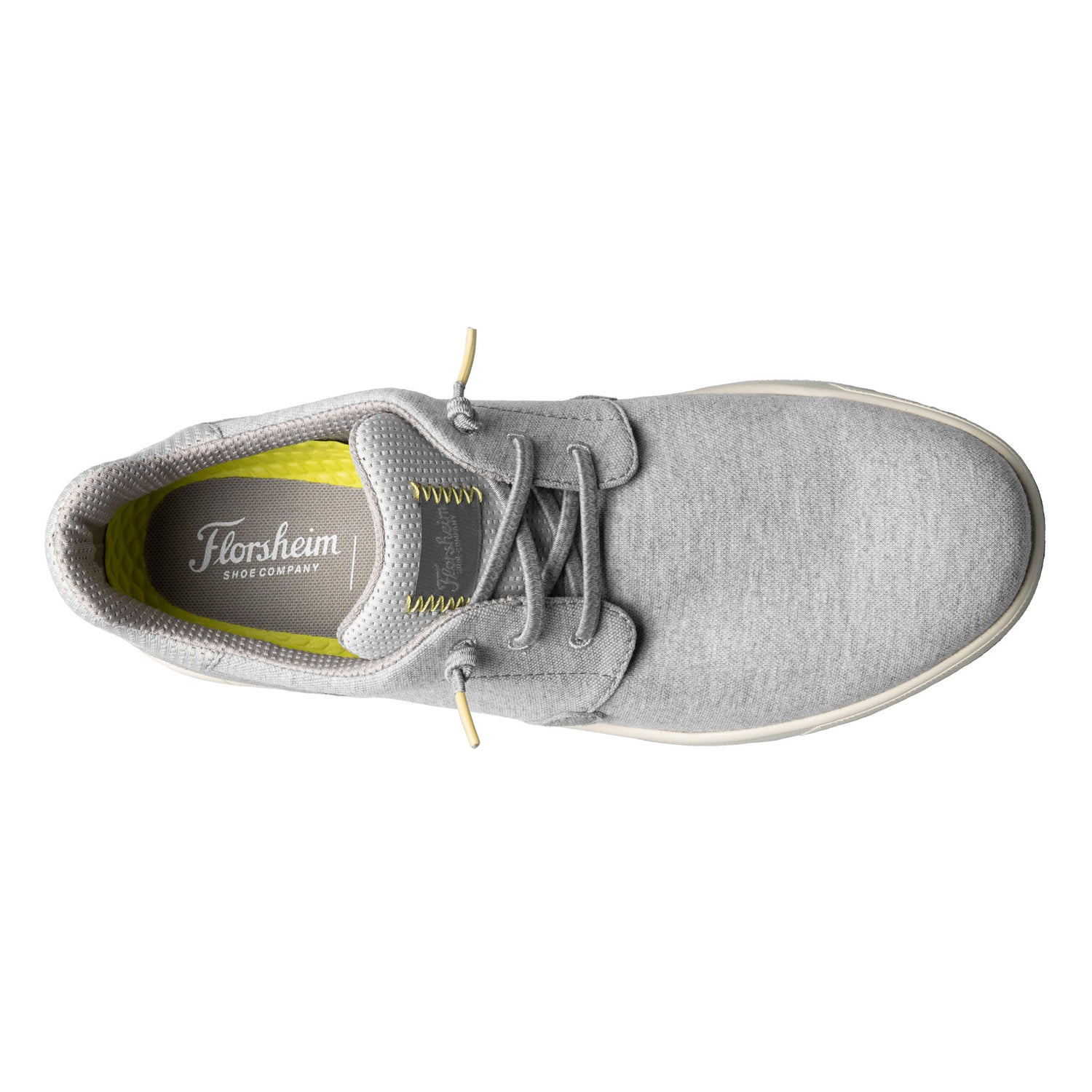 Peltz Shoes  Men's Florsheim Crossover Lace Slip-On Sneaker GRAY 14405-050