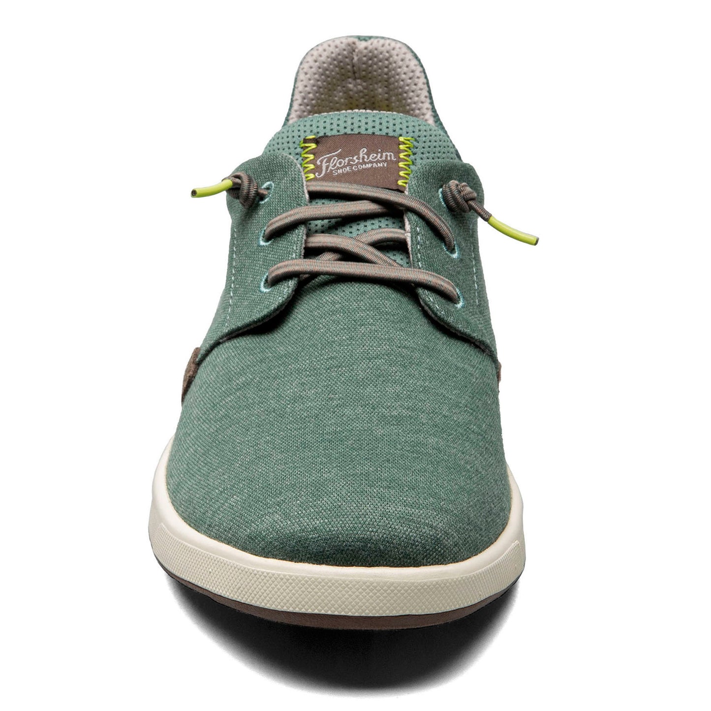 Peltz Shoes  Men's Florsheim Crossover Lace Slip-On Sneaker GREEN 14405-340