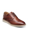 Peltz Shoes  Men's Florsheim Vibe Wingtip Oxford COGNAC Beige 14417-229