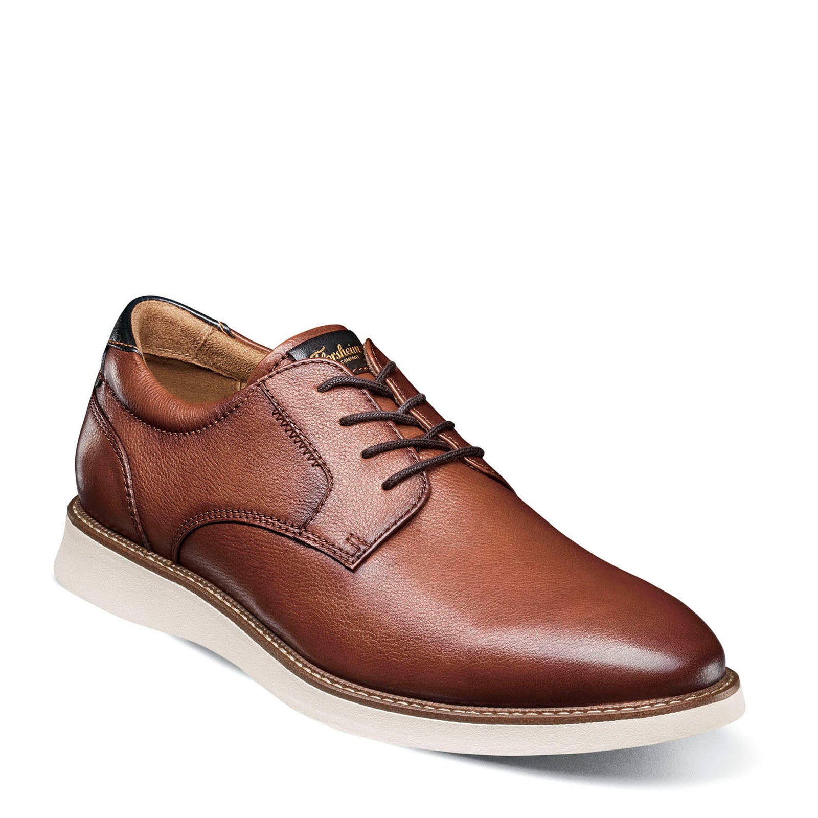 Florsheim Launch Plain Toe Oxford 8.5 Men's Cognac Florsheim Launch Plain Toe Oxford 8.5 Men's Cognac