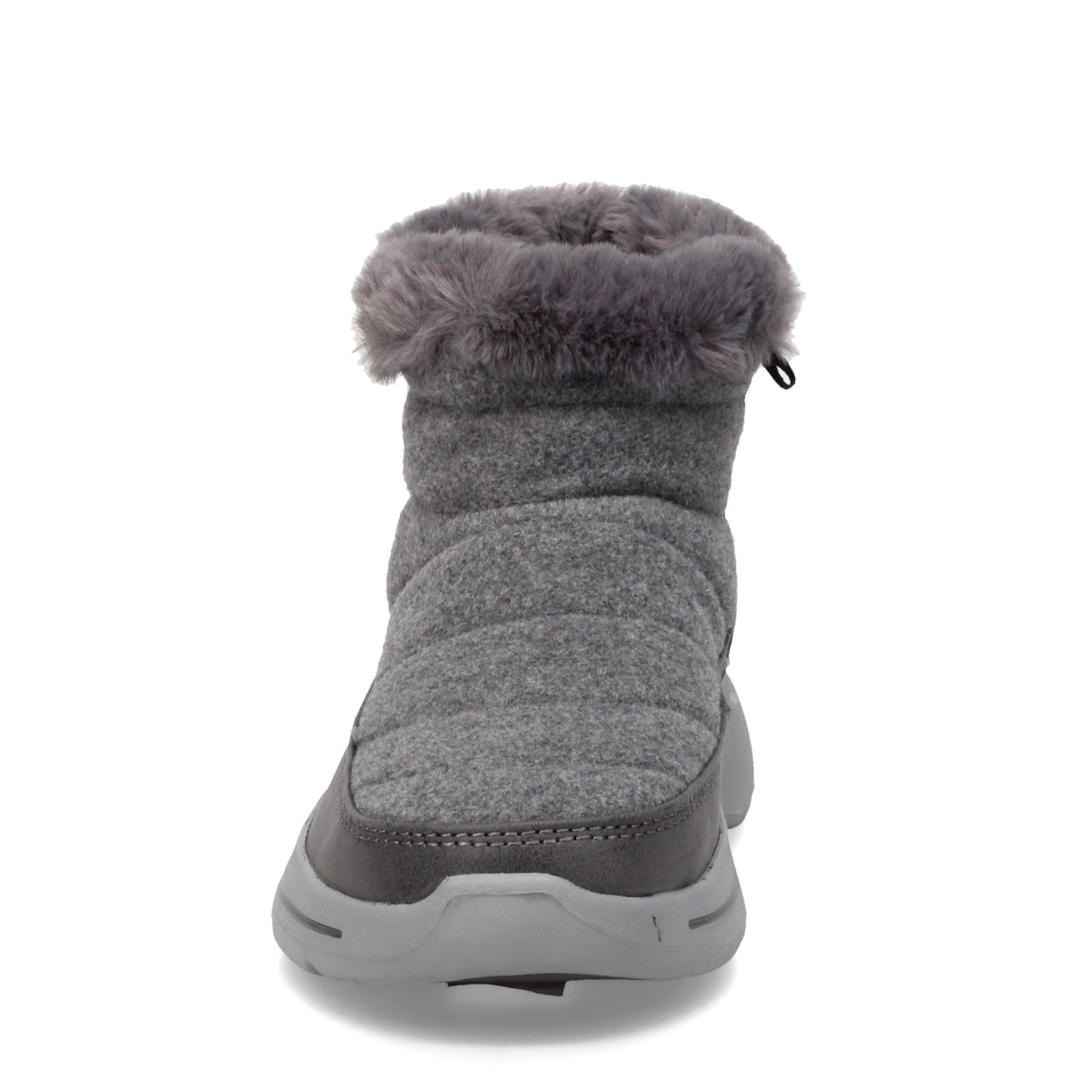 Peltz Shoes  Women's Skechers GO WALK Arch Fit - Winter Boot CHARCOAL 144403-CHAR