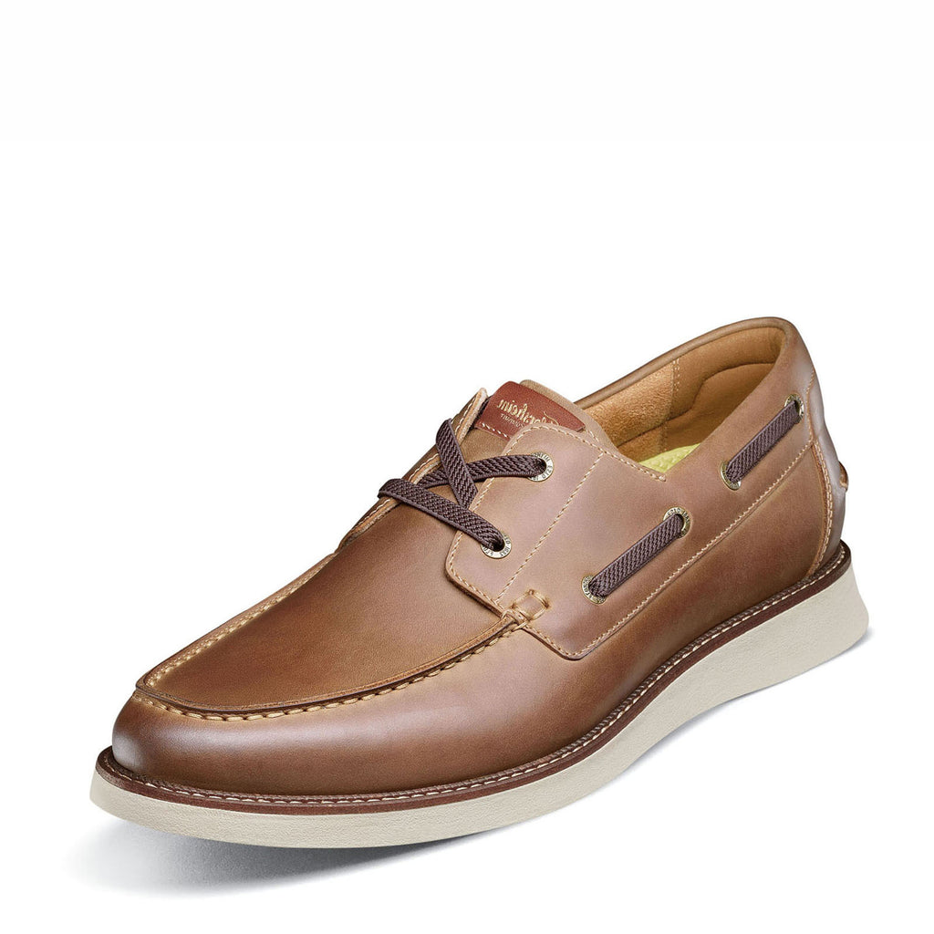 Men's Florsheim Launch Moc Toe Boat Shoe BROWN CRAZYHORSE 14458-215