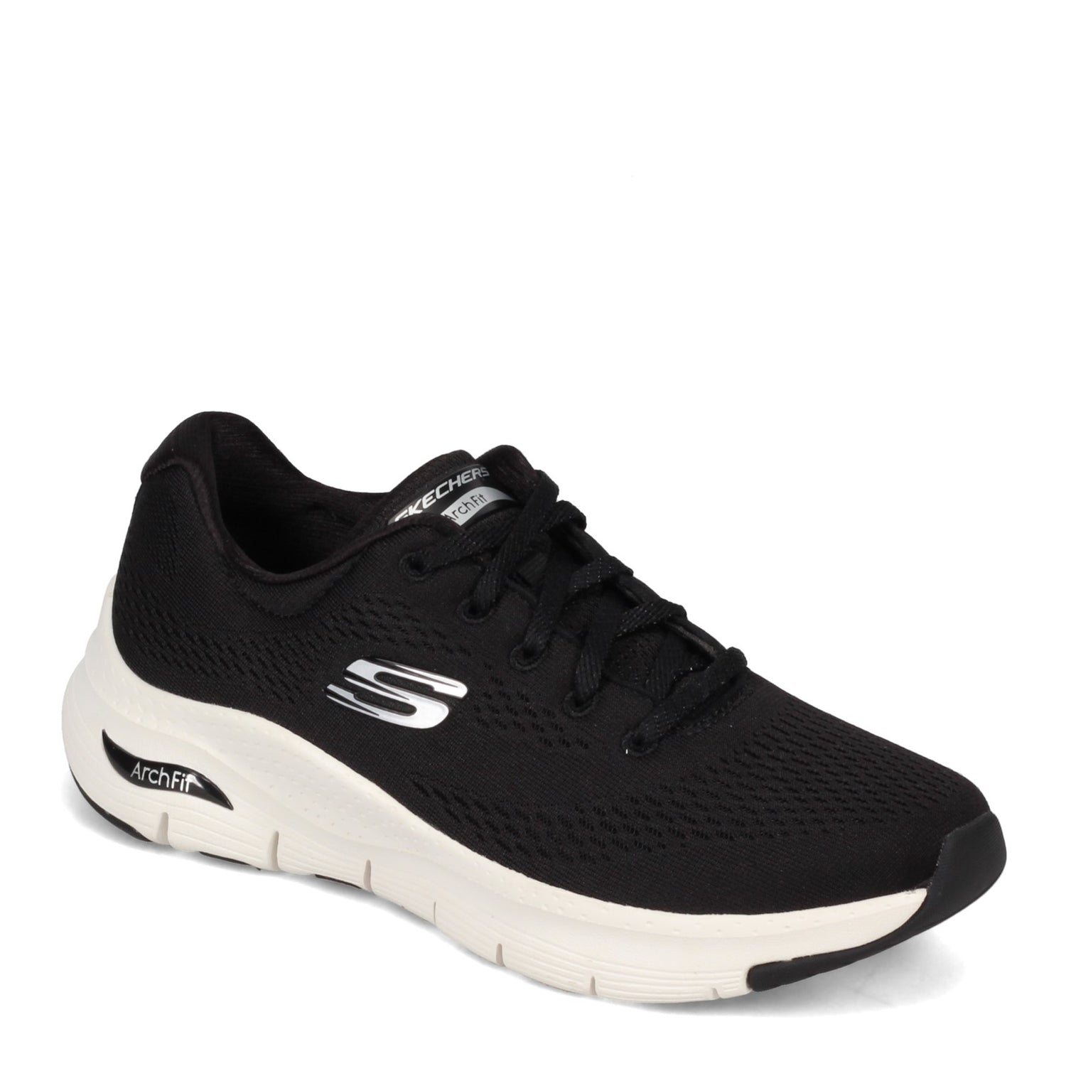 Peltz Shoes  Women's Skechers Arch Fit - Big Appeal Sneaker BLACK / WHITE 149057-BKW