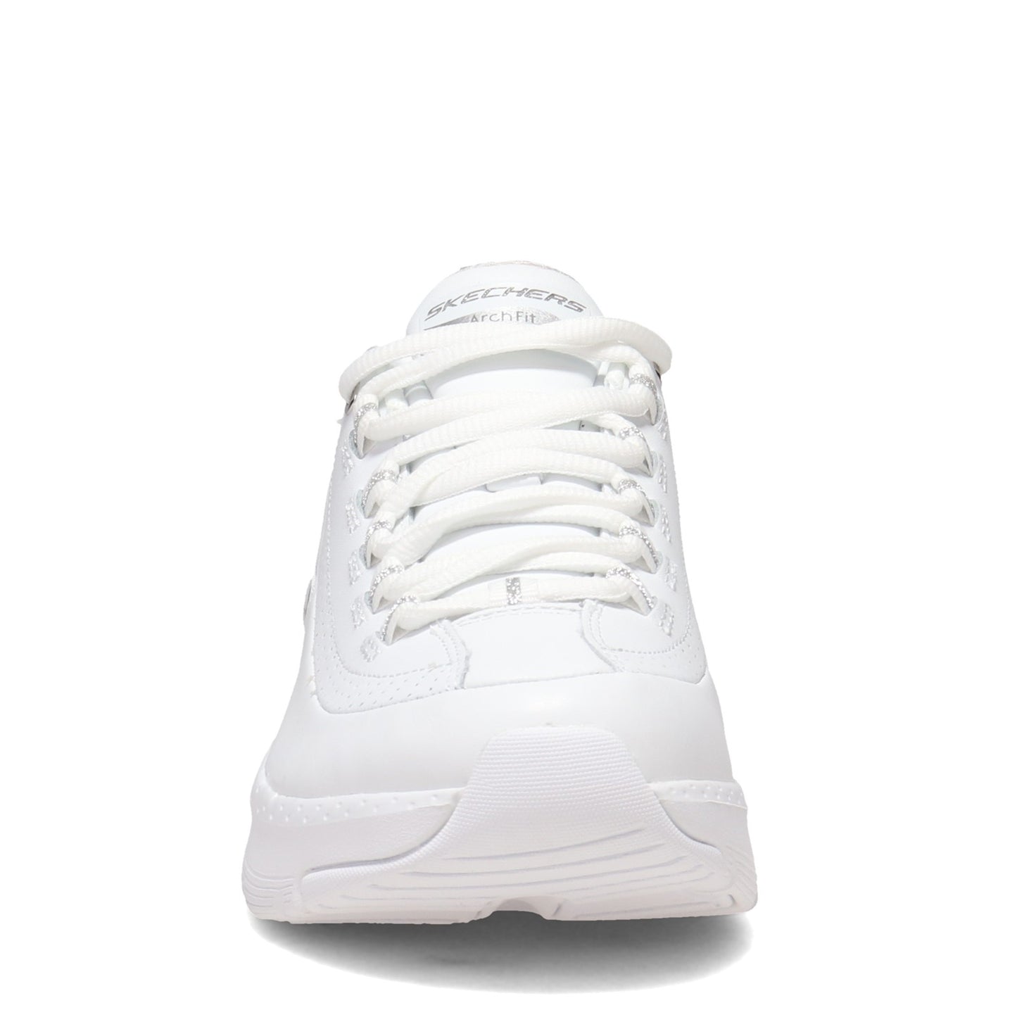 Peltz Shoes  Women's Skechers Arch Fit - Citi Drive Sneaker - Wide Width WHITE 149146W-WSL