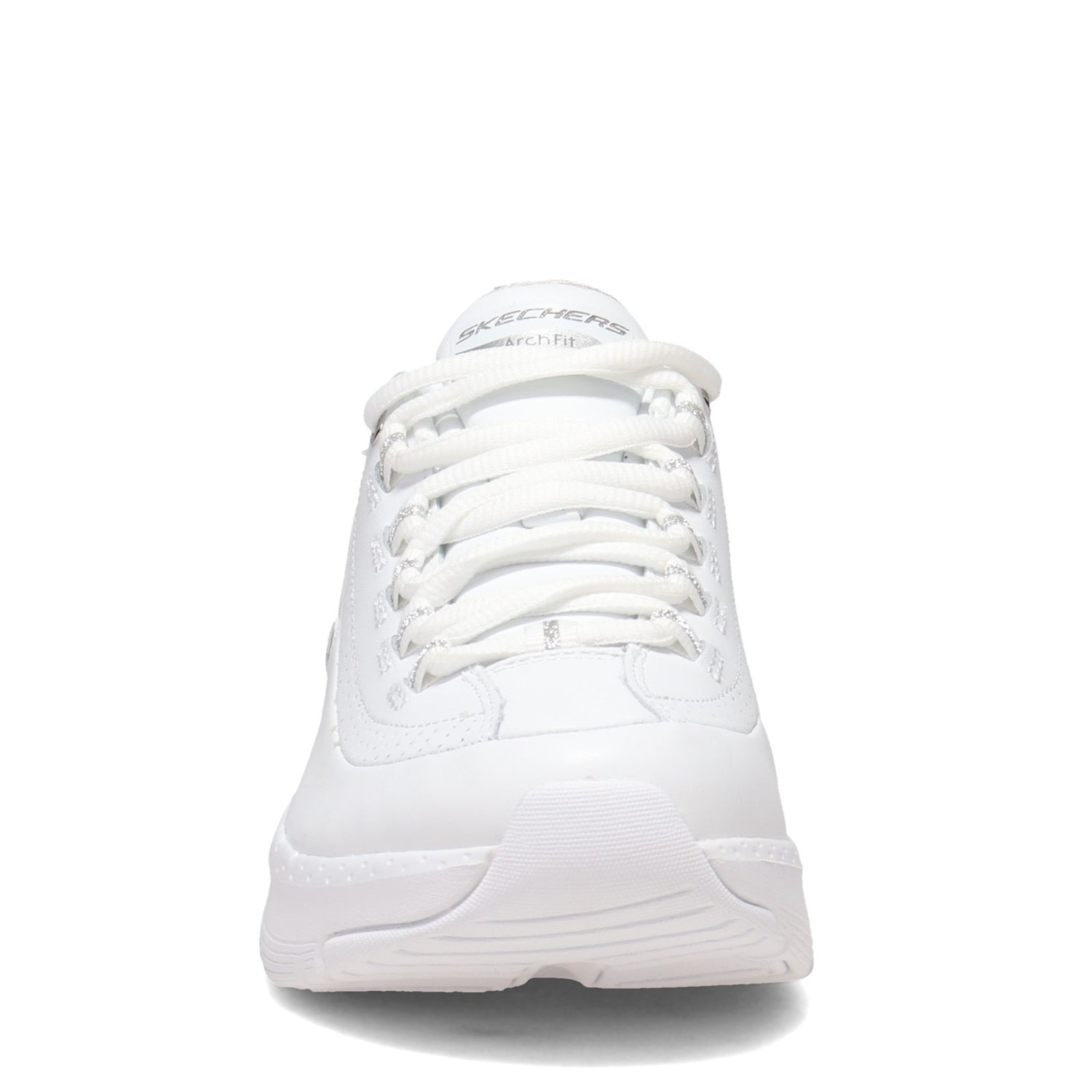 Peltz Shoes  Women's Skechers Arch Fit - Citi Drive Sneaker - Wide Width WHITE 149146W-WSL