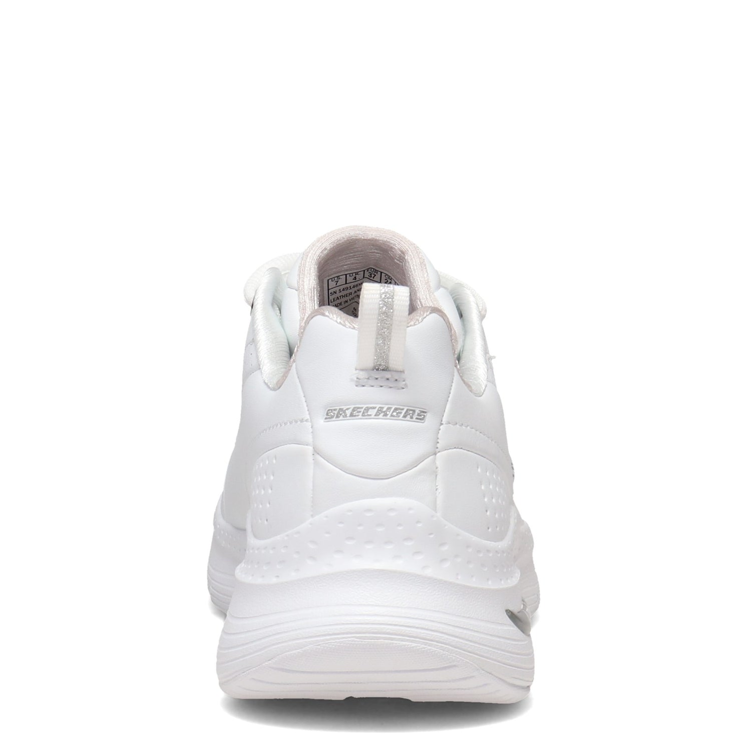 Peltz Shoes  Women's Skechers Arch Fit - Citi Drive Sneaker - Wide Width WHITE 149146W-WSL