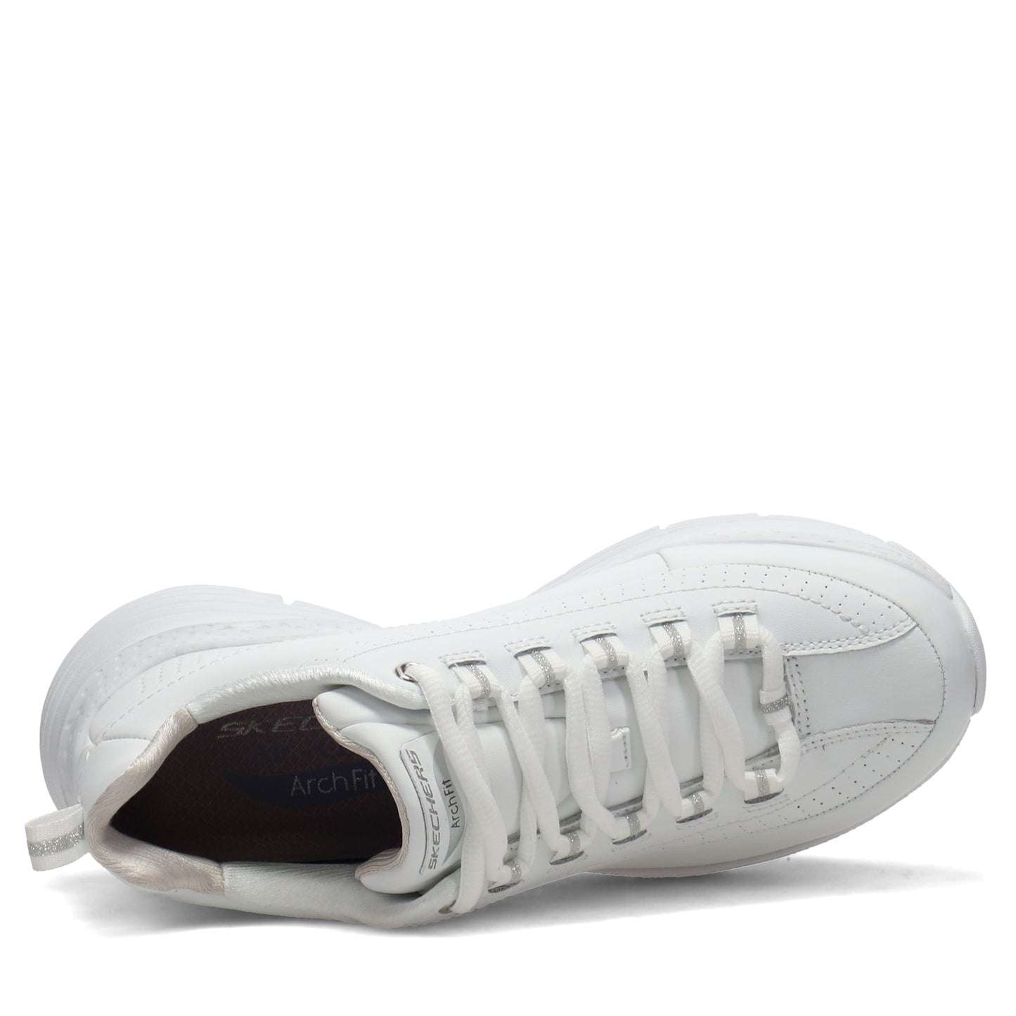 Peltz Shoes  Women's Skechers Arch Fit - Citi Drive Sneaker WHITE 149146-WSL