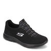 Peltz Shoes  Women's Skechers Summits - Cool Classic Sneaker BLACK 149206-BBK