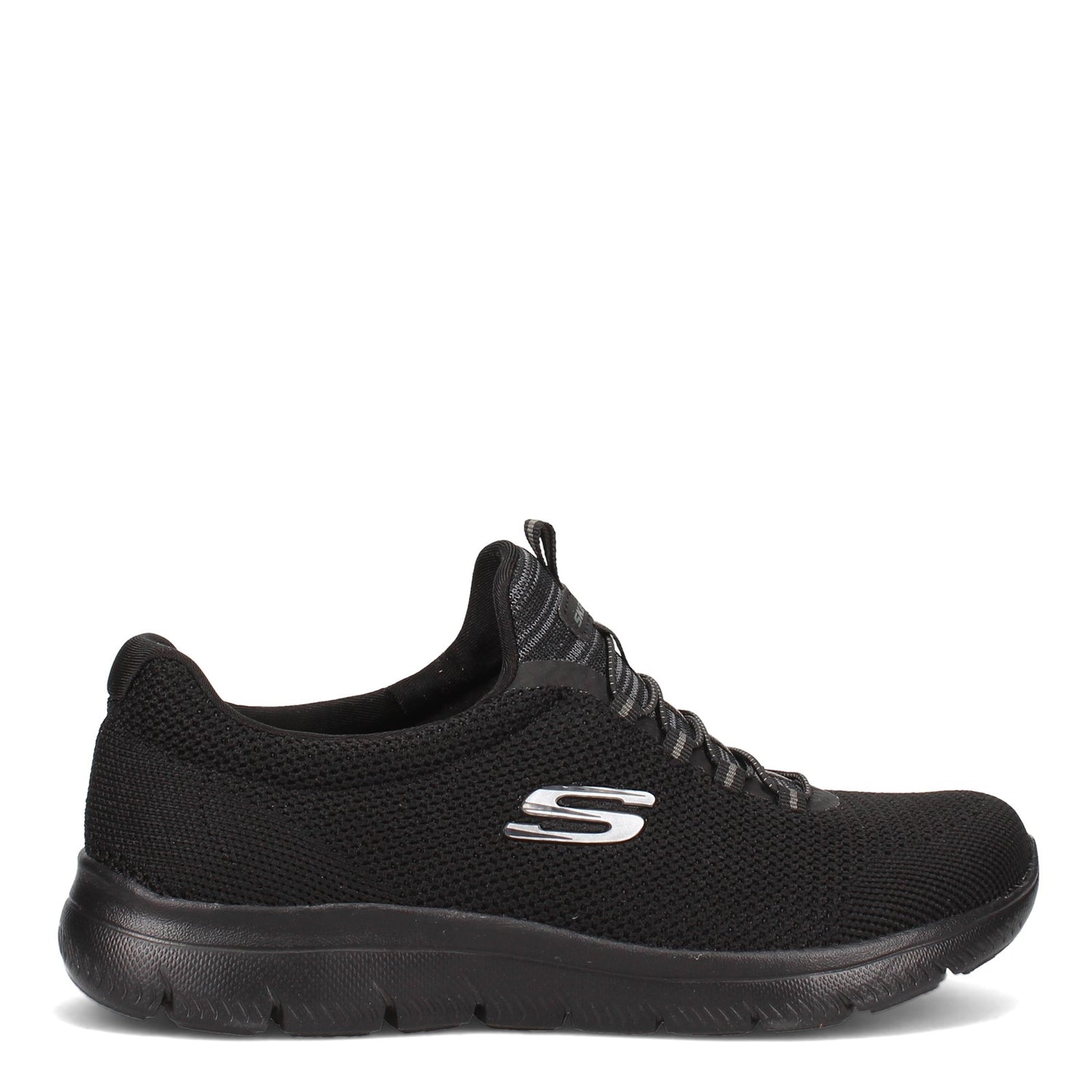 Peltz Shoes  Women's Skechers Summits - Cool Classic Sneaker - Wide Width BLACK 149206W-BBK