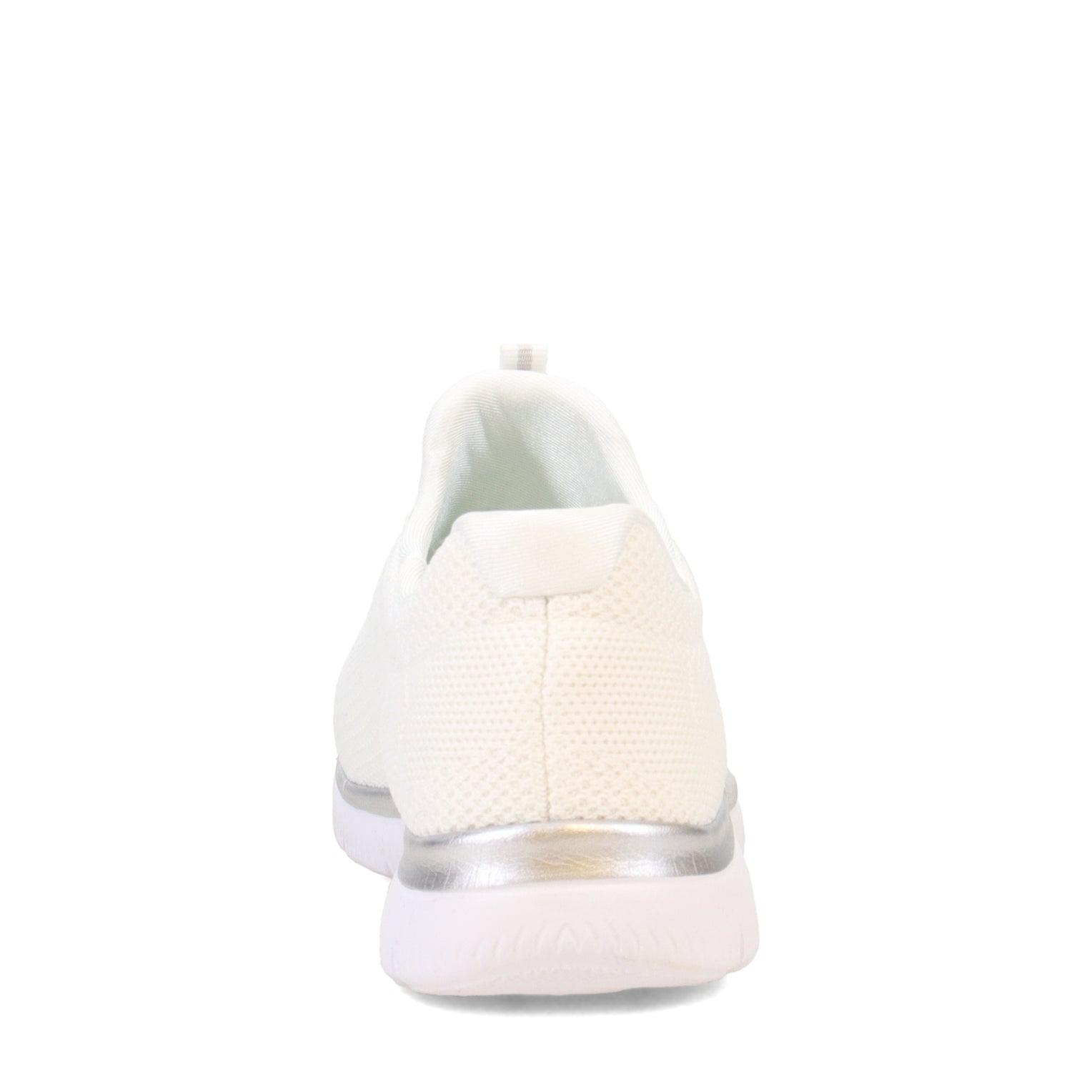 Peltz Shoes  Women's Skechers Summits - Cool Classic Sneaker WHITE SILVER 149206-WSL