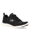 Peltz Shoes  Women's Skechers Flex Appeal 4.0 Sneaker BLACK / WHITE 149305-BKW