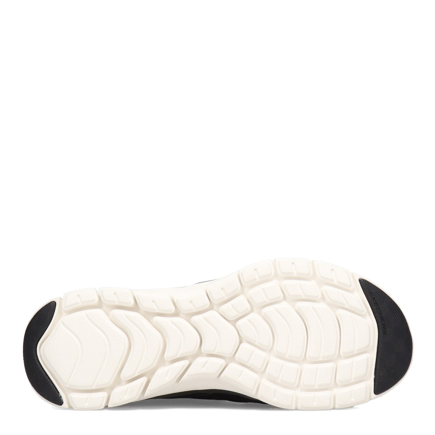 Peltz Shoes  Women's Skechers Flex Appeal 4.0 Sneaker BLACK / WHITE 149305-BKW