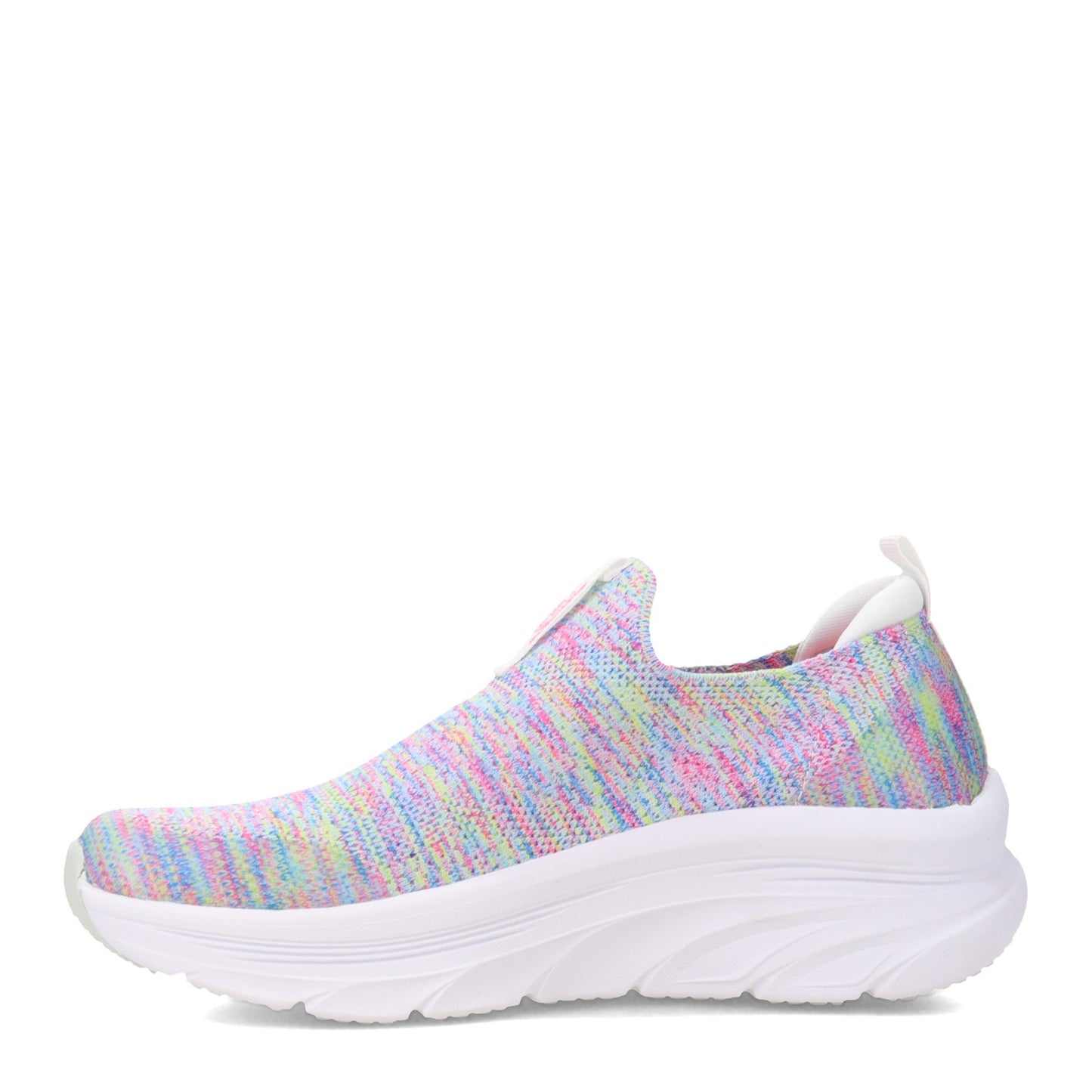 Peltz Shoes  Women's Skechers Relaxed Fit: D'Lux Walker - Rainbow Sky Walking Shoe WHITE MULTI 149367-WMLT