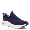 Peltz Shoes  Women's Skechers Arch Fit - Keep It Up Slip-On NAVY 149415-NVPR