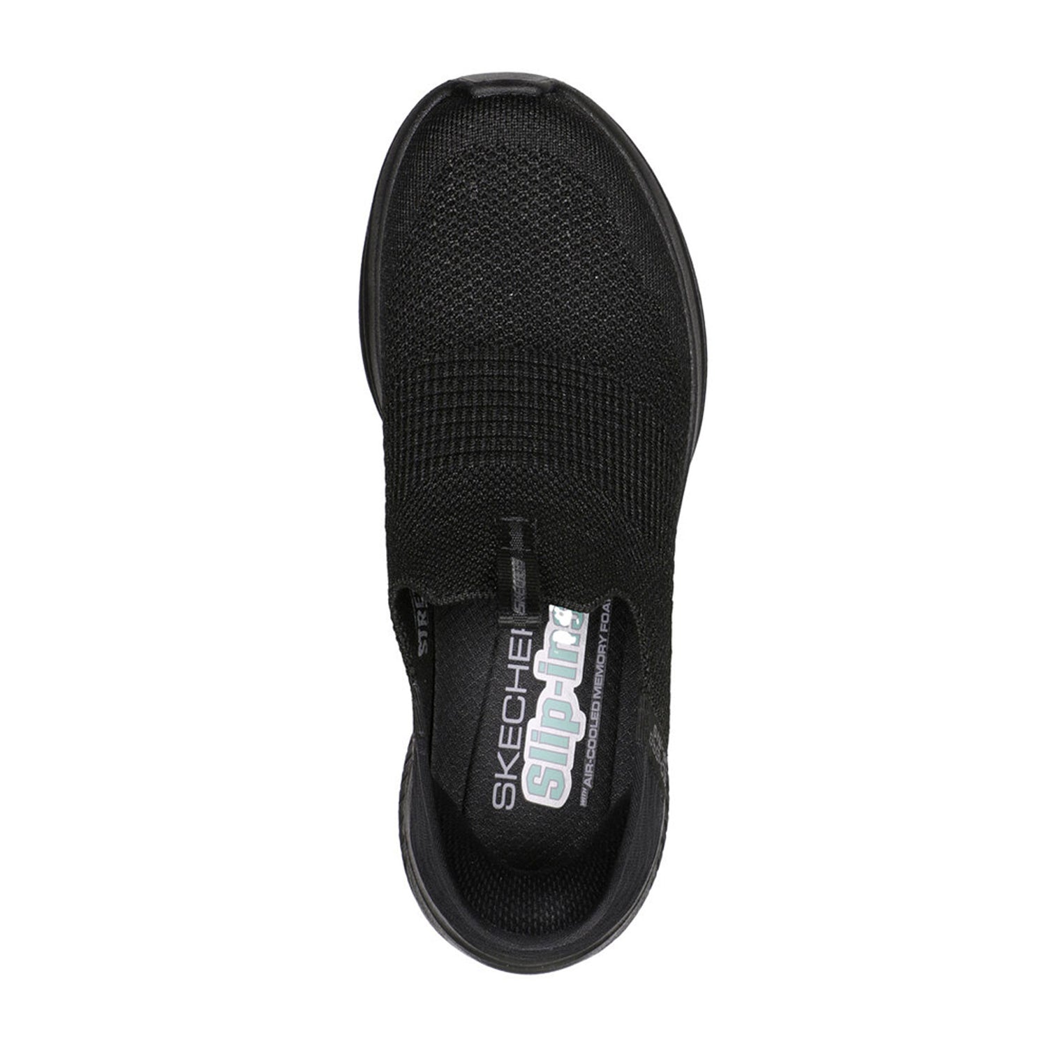 Peltz Shoes  Women's Skechers Slip-ins: Ultra Flex 3.0 - Cozy Streak Sneaker BLACK 149708-BBK