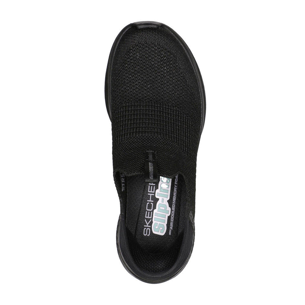 Women's Skechers Slip-ins: Ultra Flex 3.0 - Cozy Streak Sneaker BLACK 149708-BBK