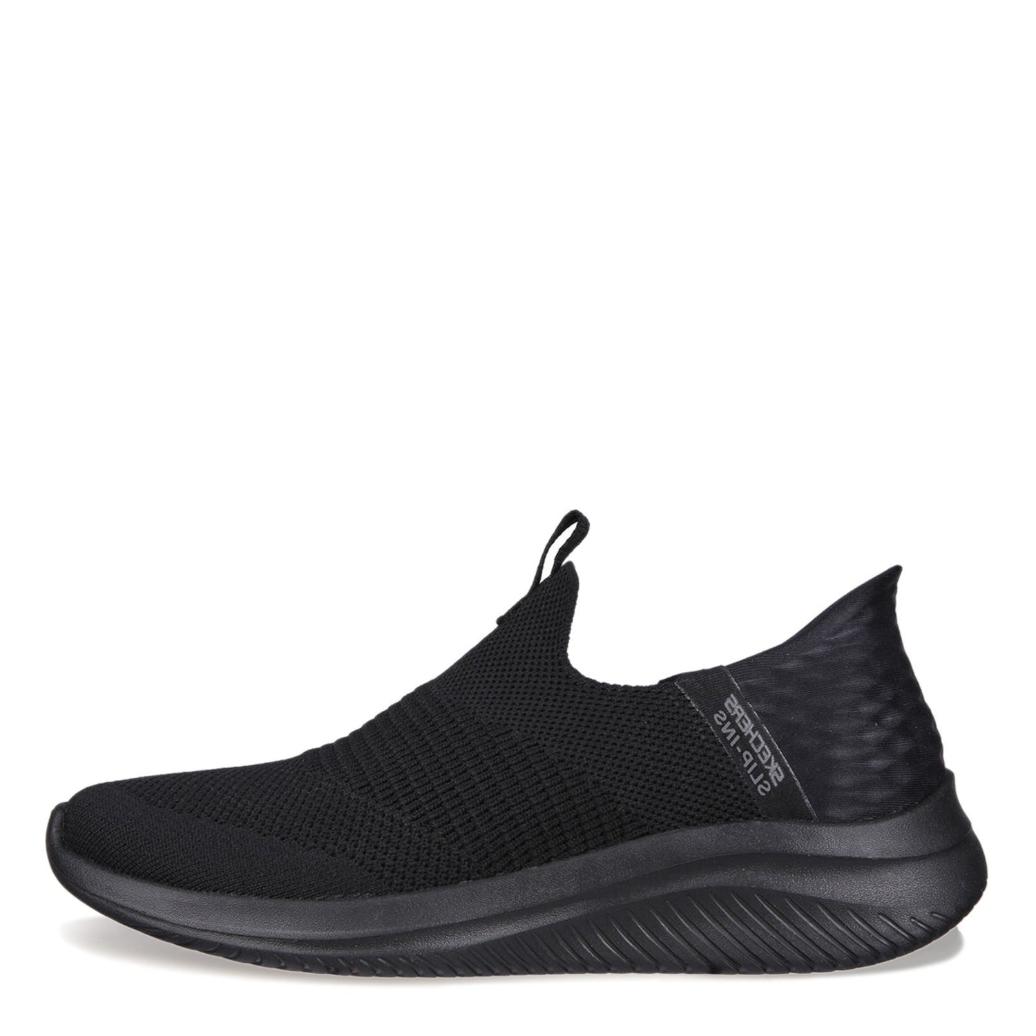 Peltz Shoes  Women's Skechers Slip-ins: Ultra Flex 3.0 - Cozy Streak Sneaker - Wide Width BLACK 149708W-BBK