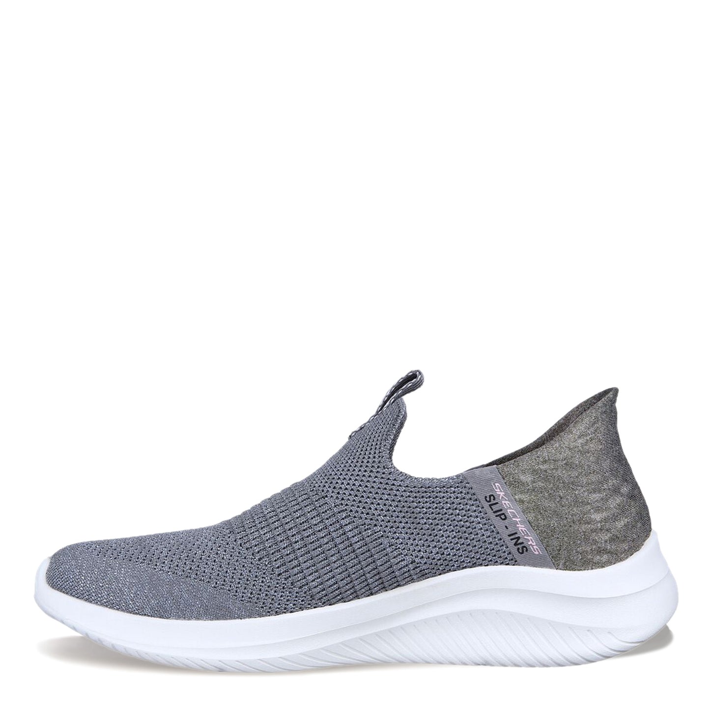 Peltz Shoes  Women's Skechers Slip-ins: Ultra Flex 3.0 - Smooth Step Sneaker - Wide Width GREY 149709W-GRY
