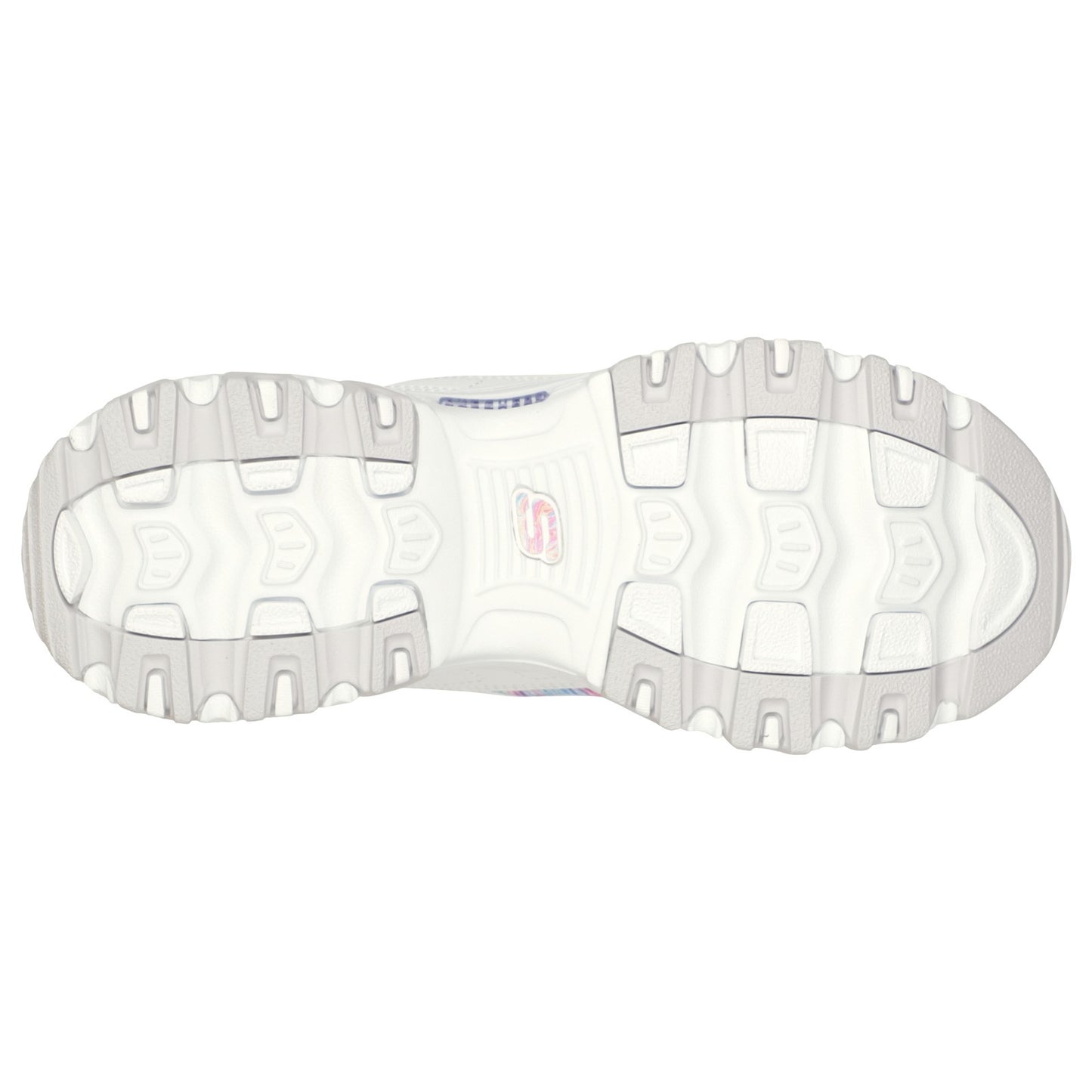 Peltz Shoes  Women's Skechers D'Lites - Whimsical Dreams Sneaker WHITE PASTEL 149789-WMLT