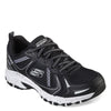 Peltz Shoes  Women's Skechers Hillcrest - Vast Adventure Trail Running Shoe - Wide Width Black/White 149820W-BKW