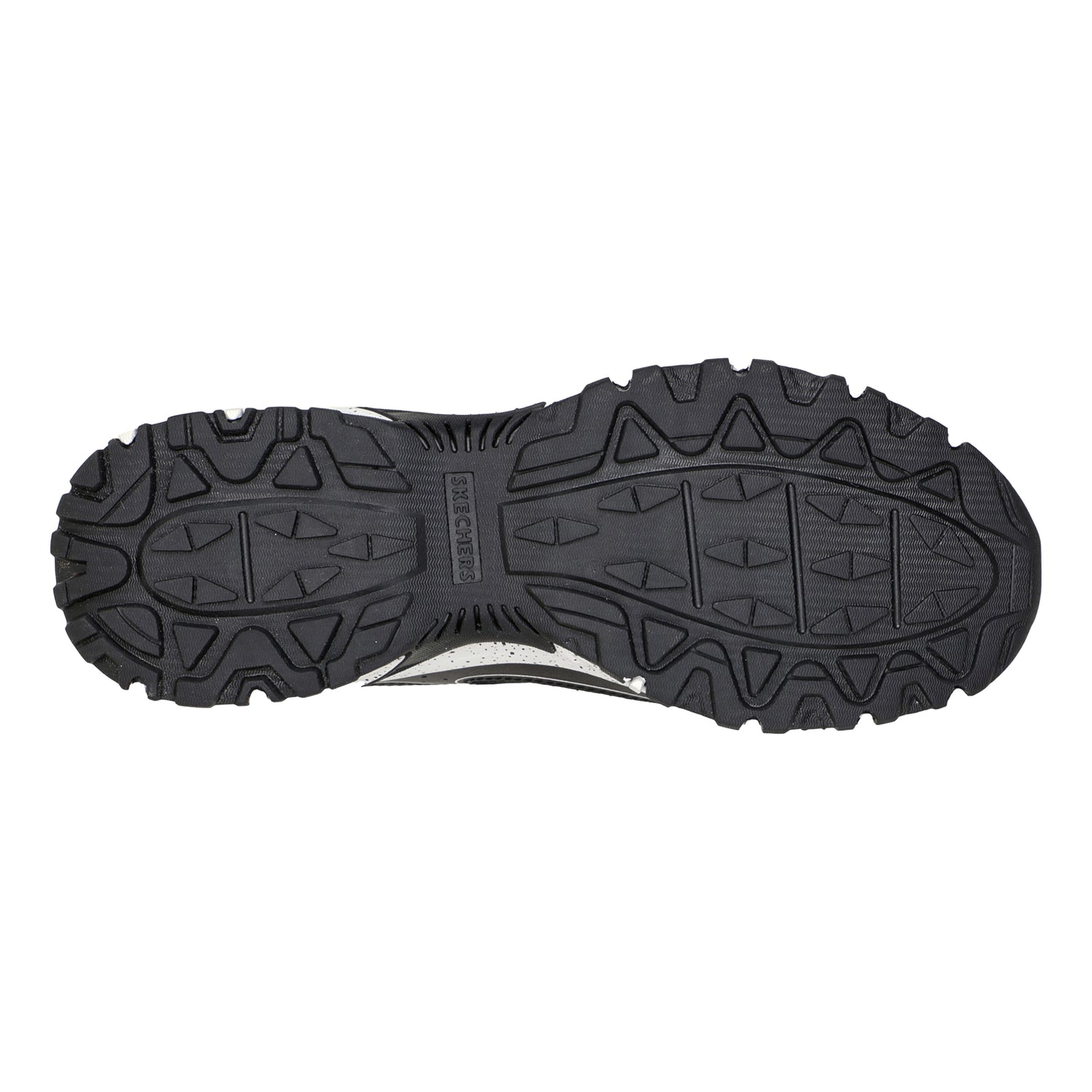 Peltz Shoes  Women's Skechers Hillcrest - Vast Adventure Trail Running Shoe - Wide Width Black/White 149820W-BKW
