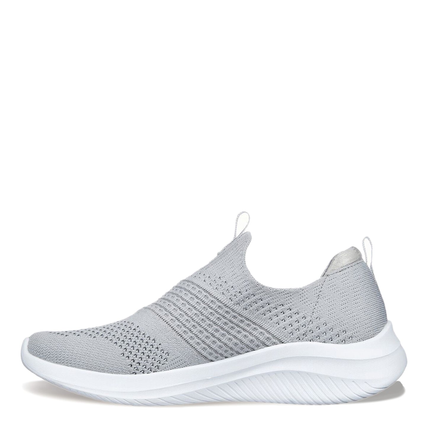 Peltz Shoes  Women's Skechers Ultra Flex 3.0 - Classy Charm Sneaker GREY LIGHT 149855-LTGY