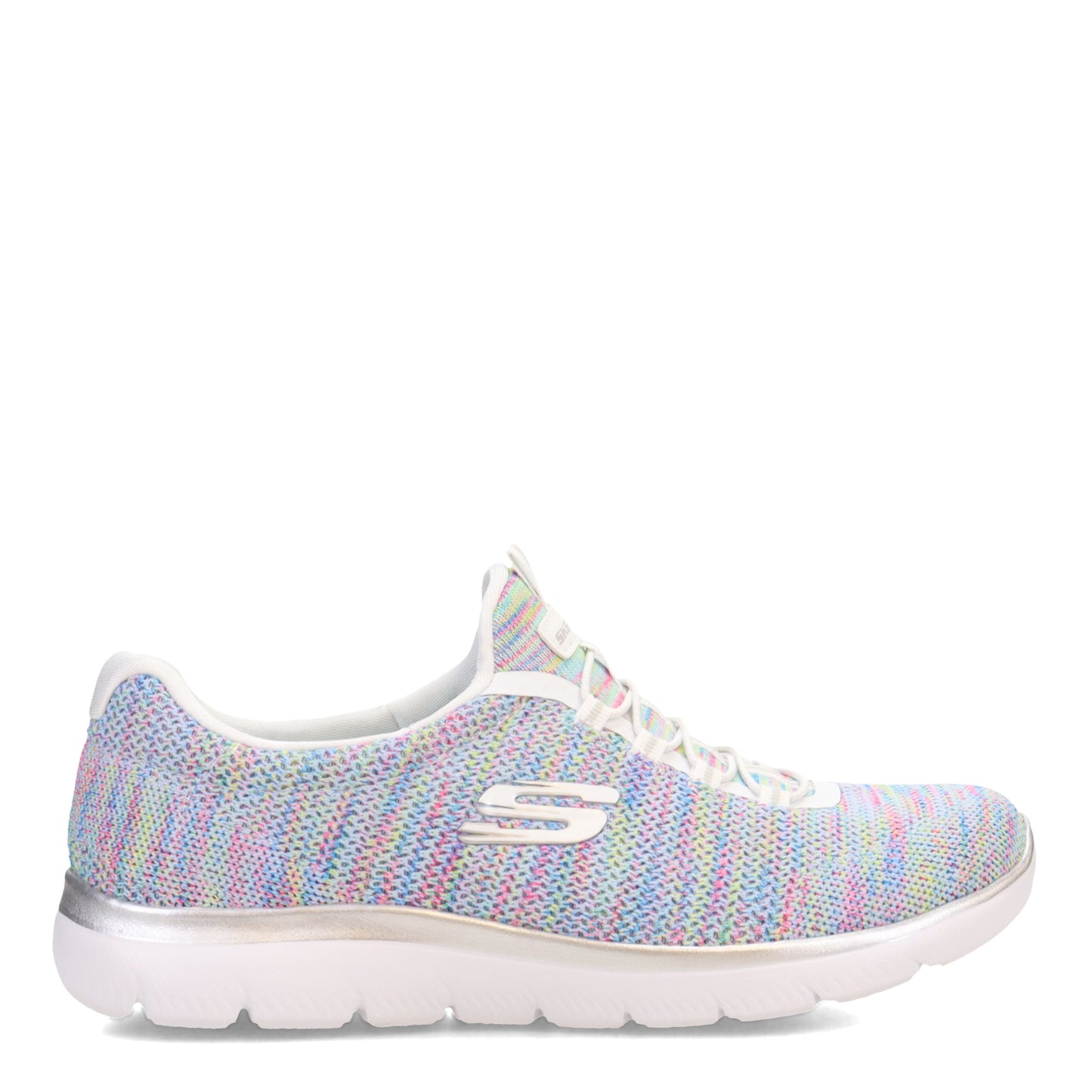 Peltz Shoes  Women's Skechers Summits - Forever Glowing Sneaker WHITE 149939-WMLT