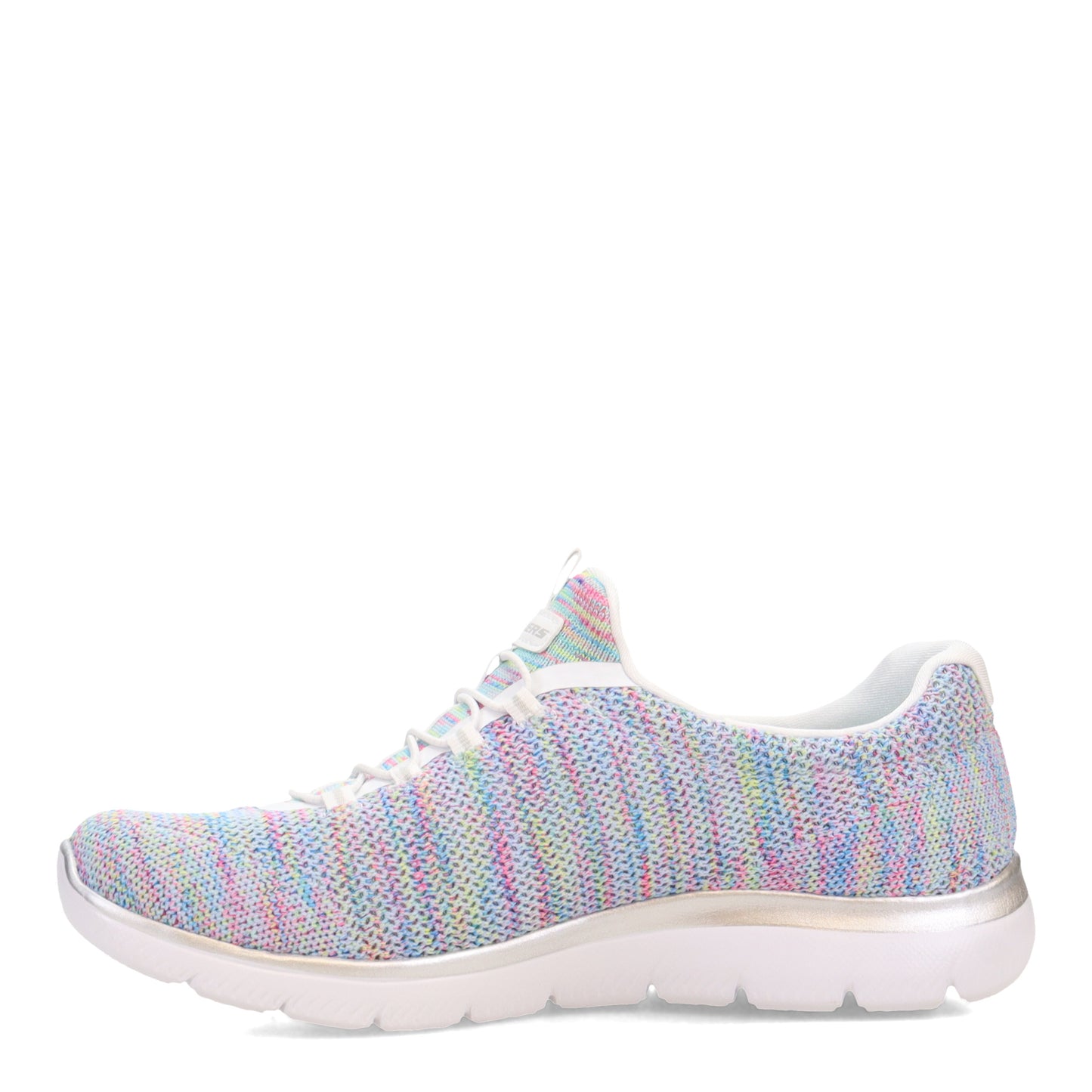 Peltz Shoes  Women's Skechers Summits - Forever Glowing Sneaker WHITE 149939-WMLT