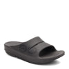 Peltz Shoes  Unisex OOFOS OOahh Slide BLACK MATTE 1500-BLKMAT
