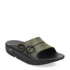 Peltz Shoes  Oofos OOahh Unisex Slide Sandal Tactical Green 1500-TACTGREEN