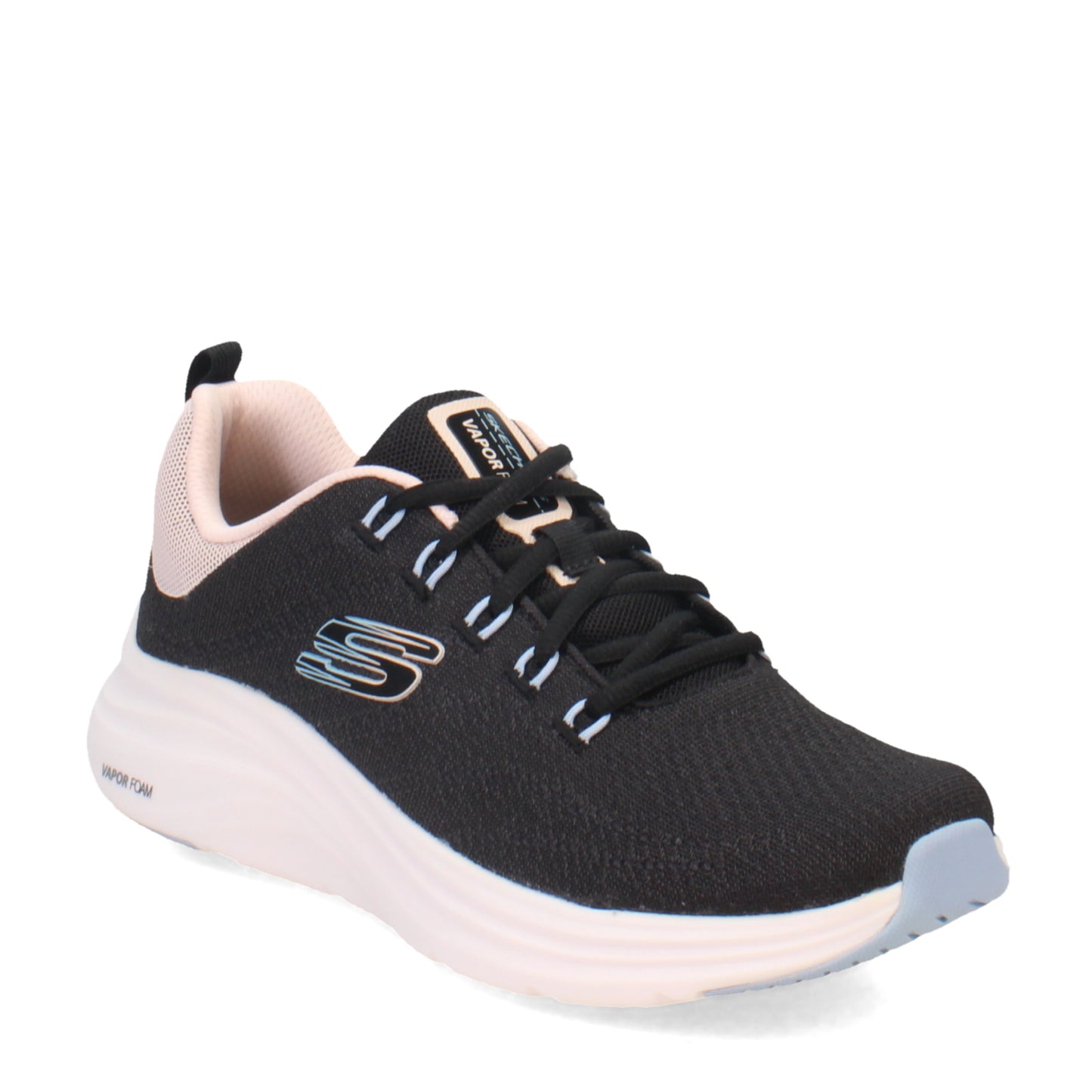 Peltz Shoes  Women's Skechers Vapor Foam Sneaker BLACK MULTI 150022-BKMT