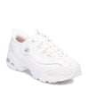 Peltz Shoes  Women's Skechers Slip-Ins: D'Lites Sneaker WHITE/SILVER 150031-WSL