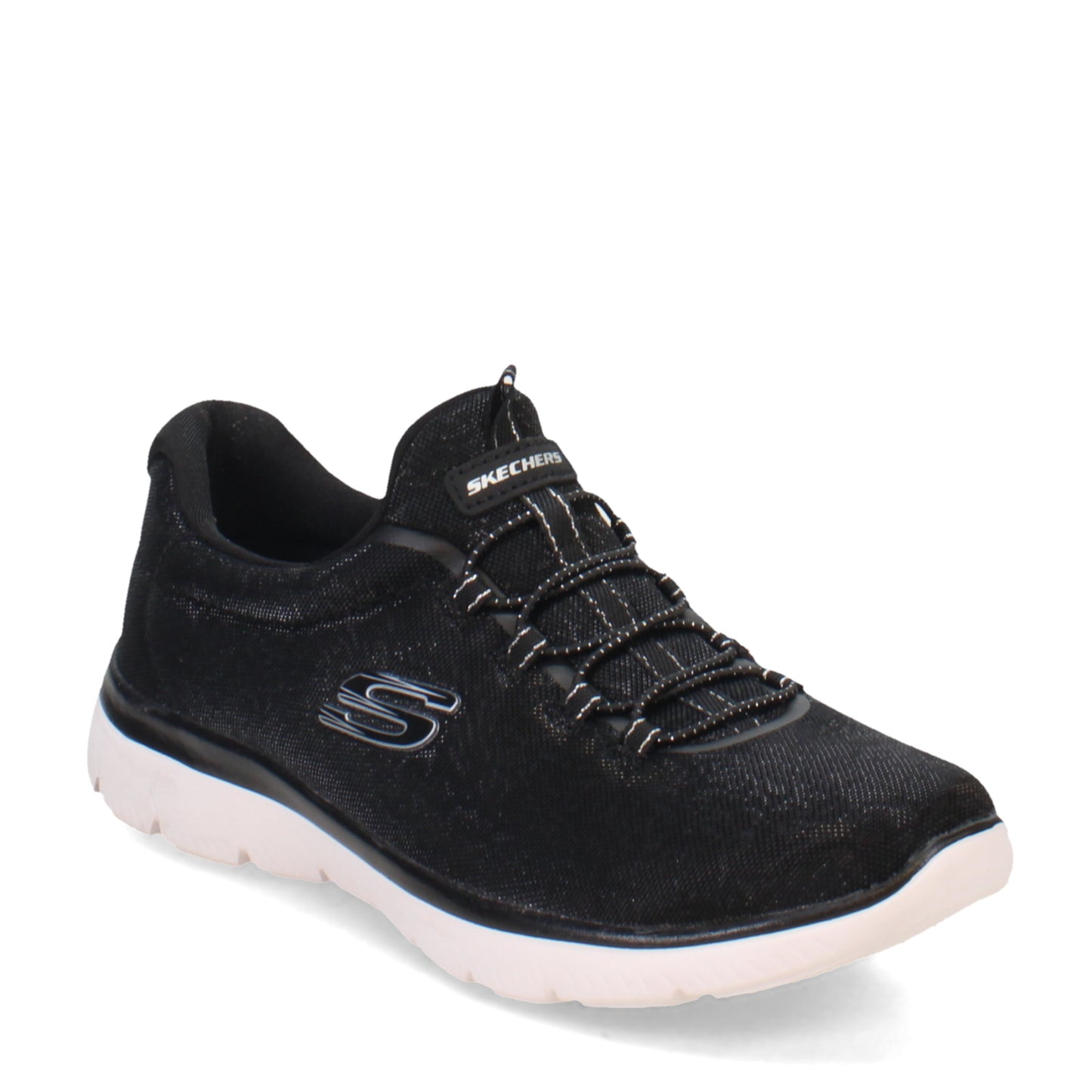 Peltz Shoes  Women's Skechers Summits – Gleaming Dream Sneaker BLACK 150117-BLK