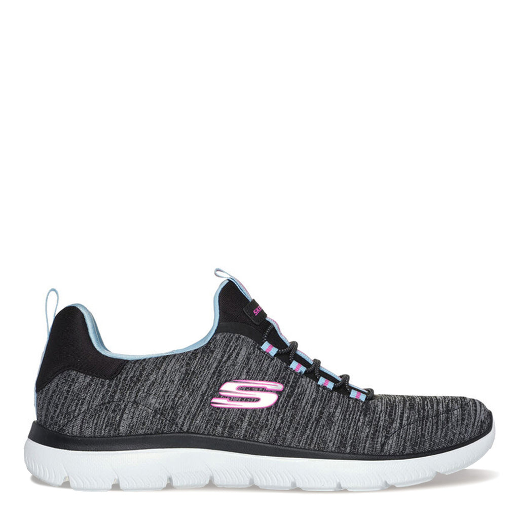 Women's Skechers Summits - Fresh Impression Sneaker BLACK MULTI 150124-BKMT