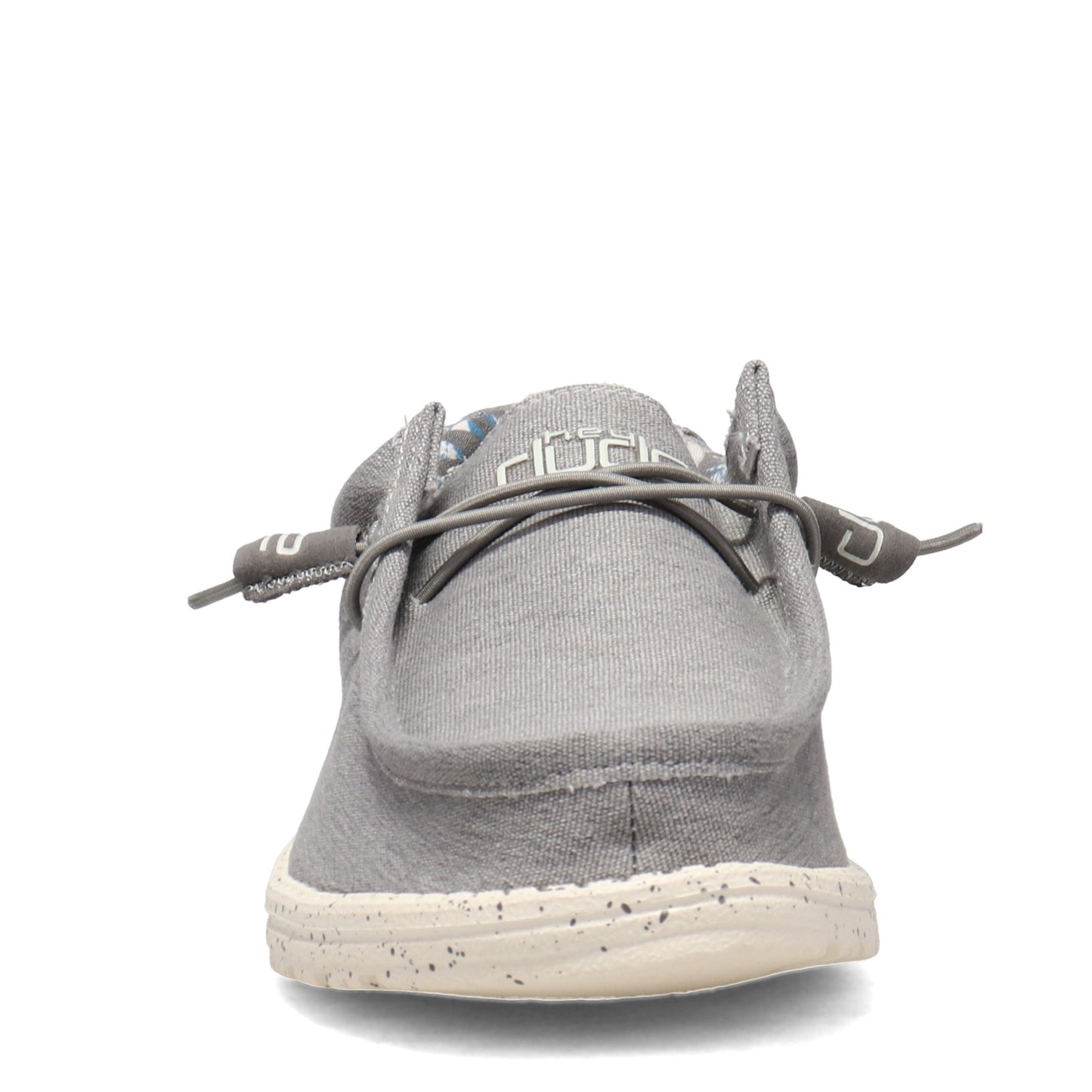 Peltz Shoes  Men's Hey Dude Wally Stretch Shoe IRON GREY 150203910