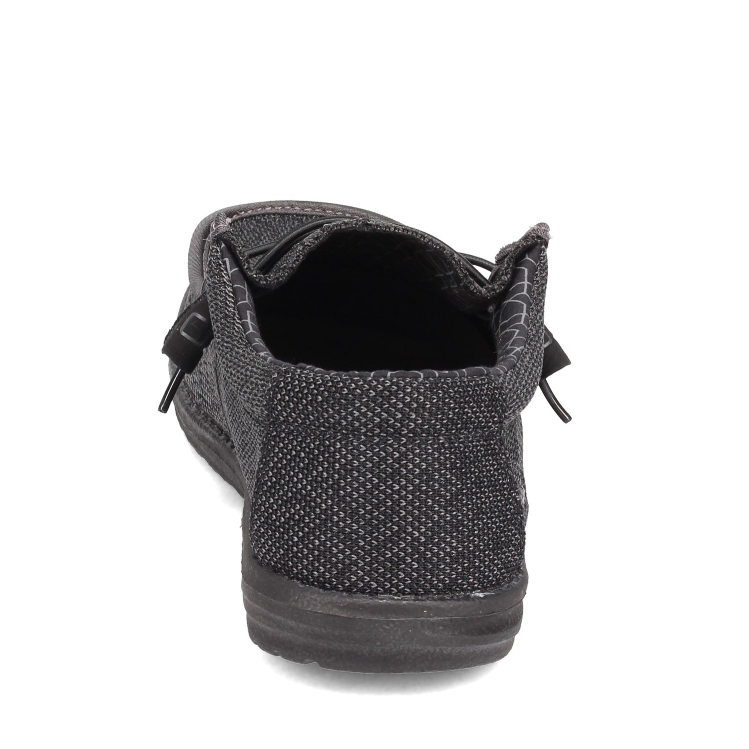 Peltz Shoes  Men's Hey Dude Wally Sox Micro Slip-On SOLID BLACK 150204942