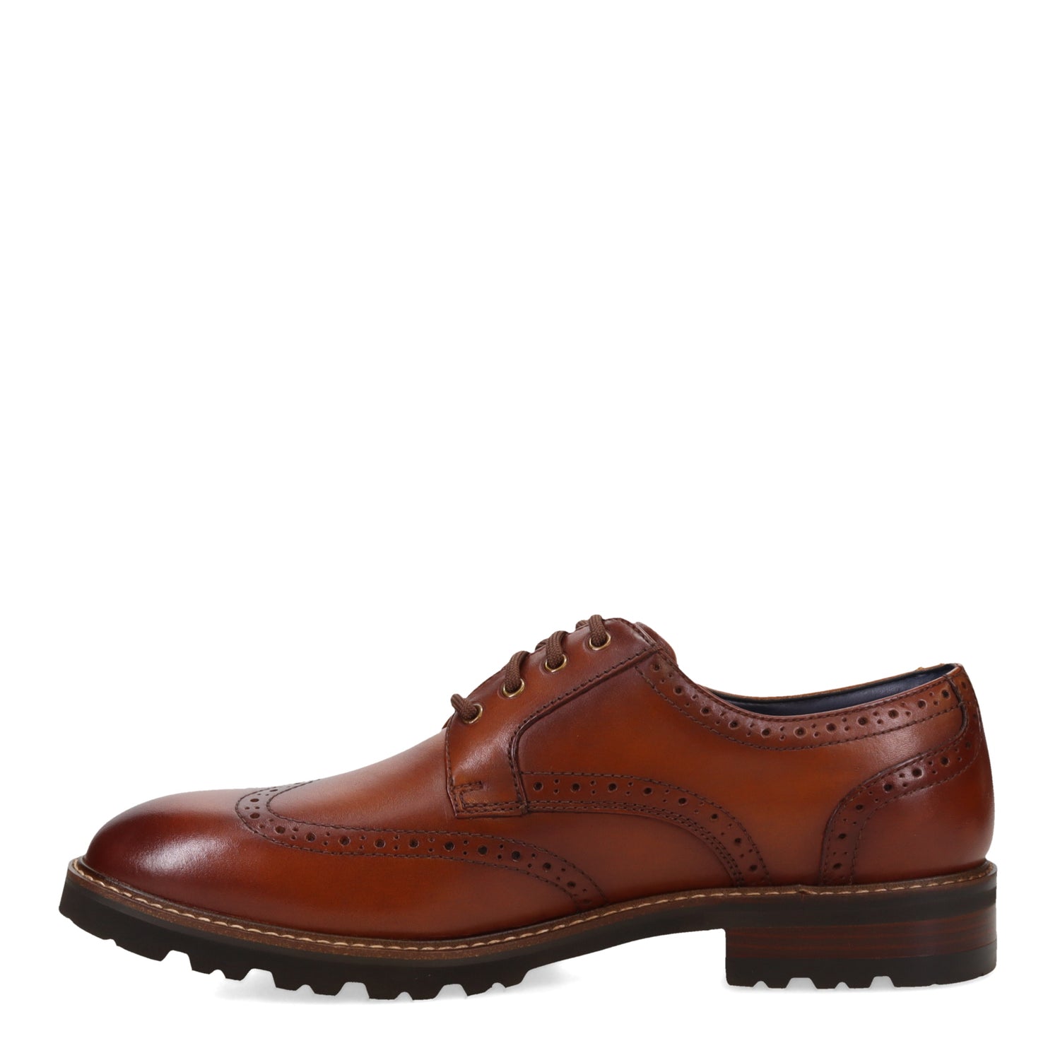 Peltz Shoes  Men's Florsheim Renegade Wingtip Oxford Cognac 15198-221