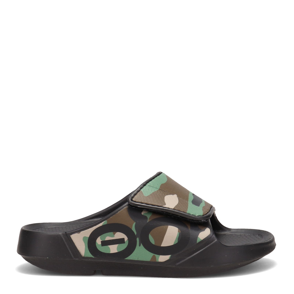 Men's Oofos OOahh Sport Sandal BLACK 1550-BLKCAM