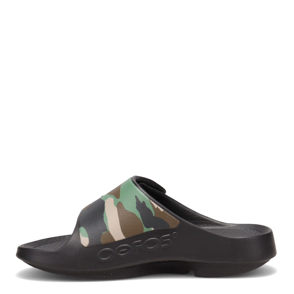 Men's Oofos OOahh Sport Sandal BLACK 1550-BLKCAM