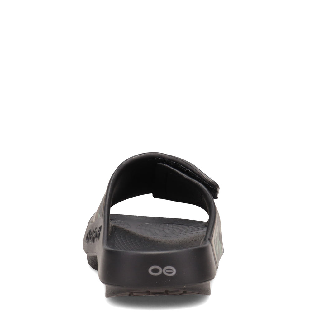 Men's Oofos OOahh Sport Sandal BLACK 1550-BLKCAM