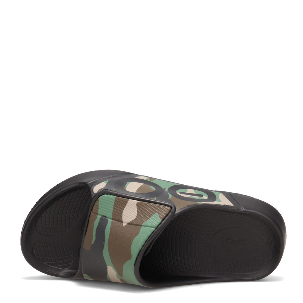 Men's Oofos OOahh Sport Sandal BLACK 1550-BLKCAM