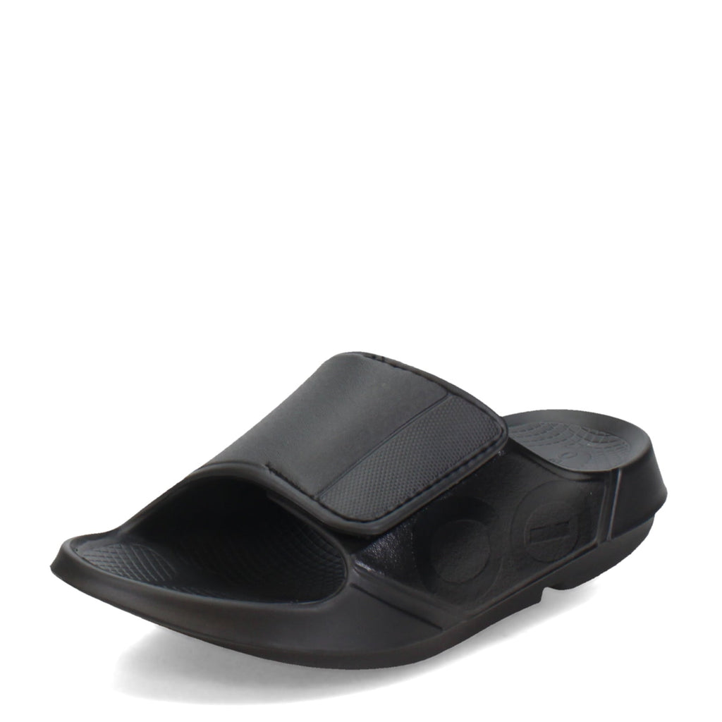 Men's Oofos OOahh Sport Sandal MATTE BLACK 1550-MATBLK