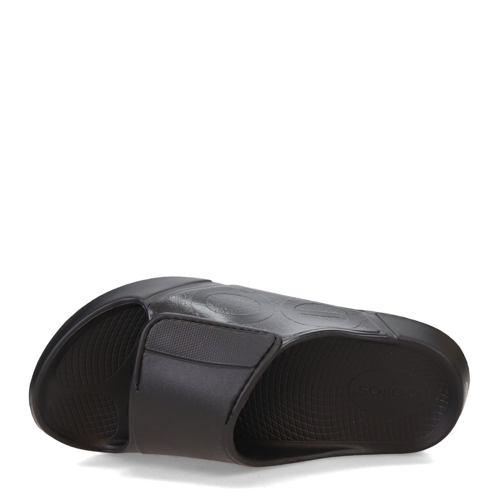 Men's Oofos OOahh Sport Sandal MATTE BLACK 1550-MATBLK